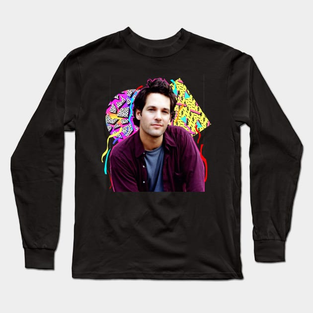 Paul Rudd Long Sleeve T-Shirt by austyndelugoart